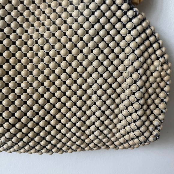 Vintage Whiting and Davis Co. Mesh Top Handle Bag 1930’s Art Deco Antique Purse - Picture 3 of 10